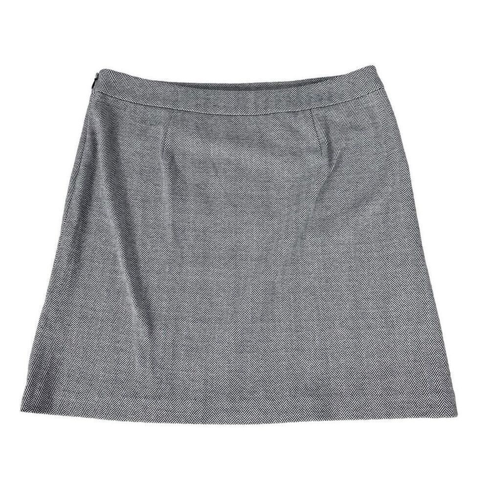 Talbots Women's Herringbone Skirt 14 Petite NEW - Picture 2 of 7